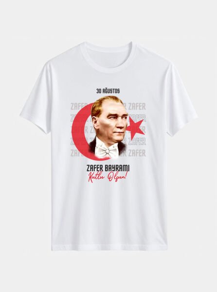 Zafer Bayramı Atatürk Temalı Tişört